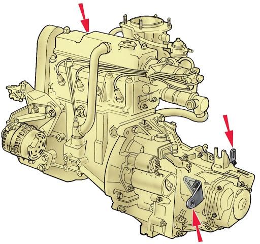 Снятие и установка агрегатов на авто